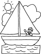 Coloriages bateau 2