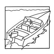 Coloriages bateau 5