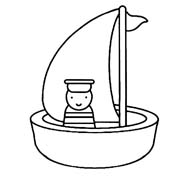 Coloriages bateau 6