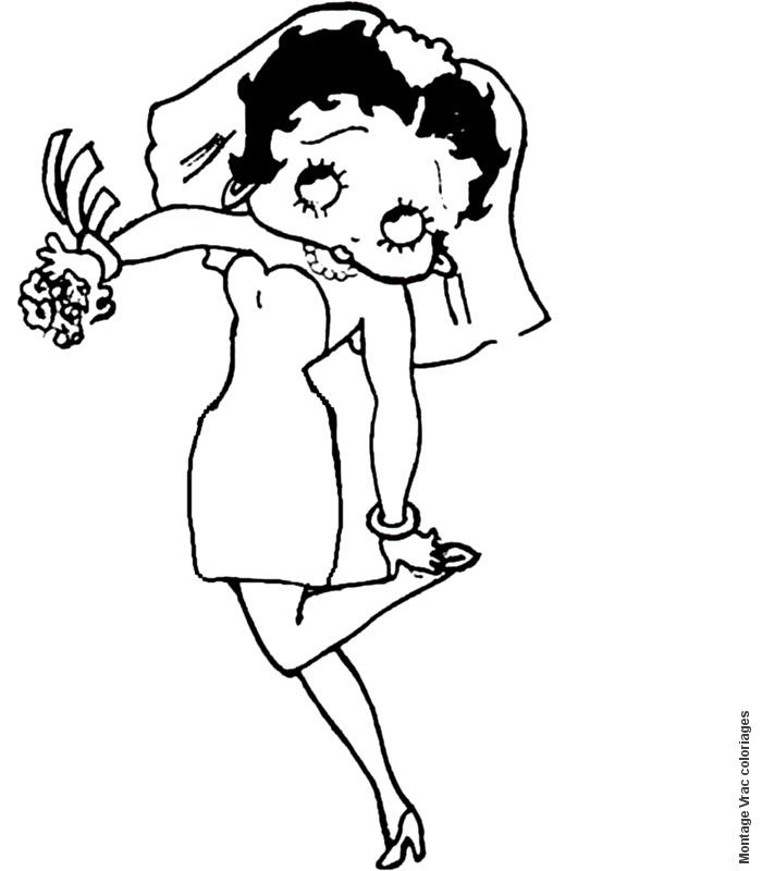 Coloriages betty bob 10