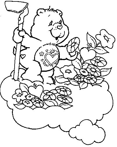 Coloriages bisounours 18