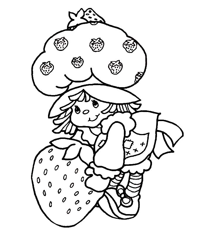 Coloriages charlotte aux fraises 9