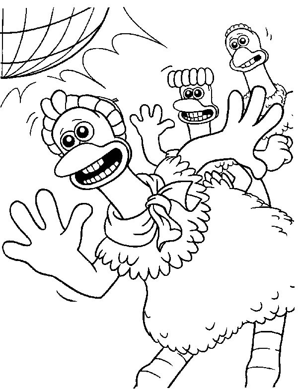 Coloriages chickenrun 24