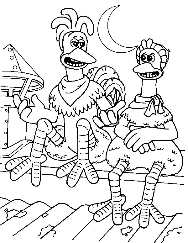 Coloriages chickenrun 35