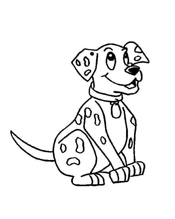 Coloriages chien 10