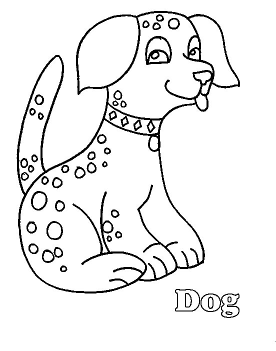 Coloriages chien 8