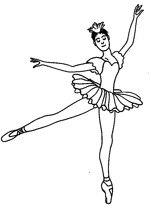 Coloriages danseuses 14