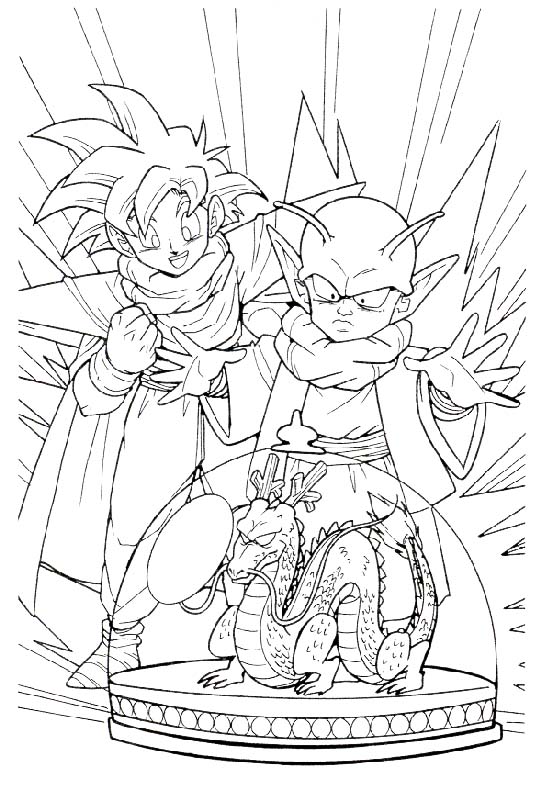 Coloriages dragon ball z 46