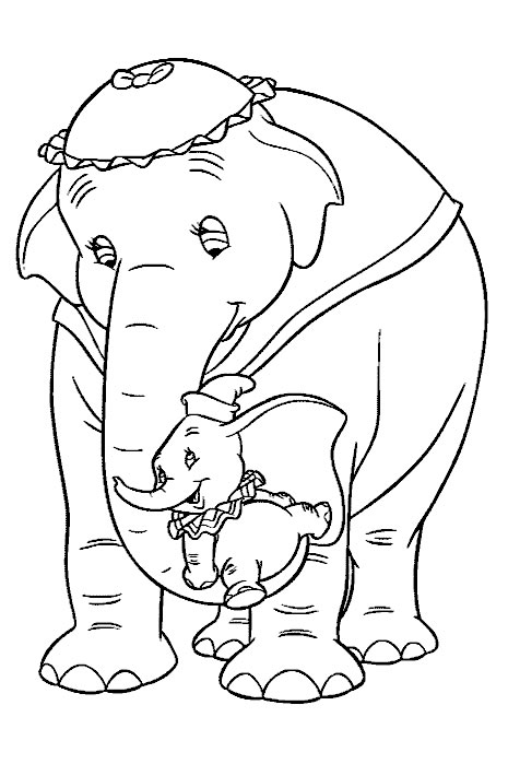 Coloriages dumbo 4