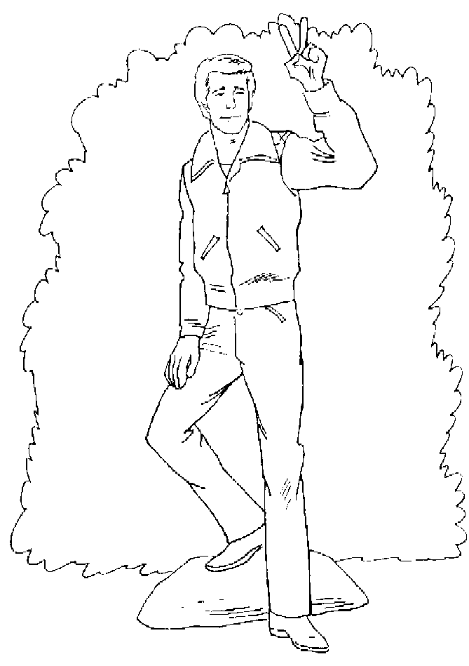 Coloriages fonzie 6