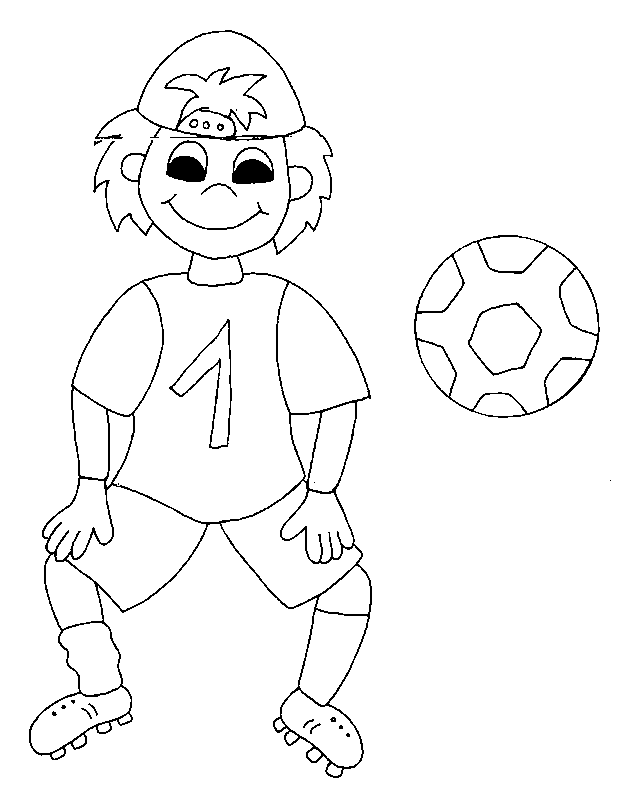 Coloriages football 13