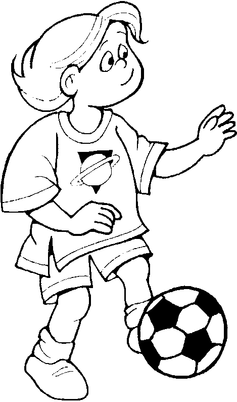 Coloriages football 14