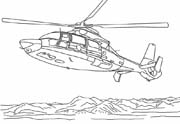 Coloriages helicopter 10