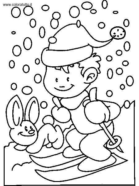 Coloriages hiver 29