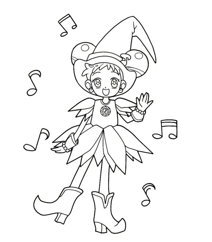 Coloriages magical doremi 7