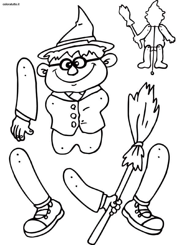 Coloriages marionettes 3