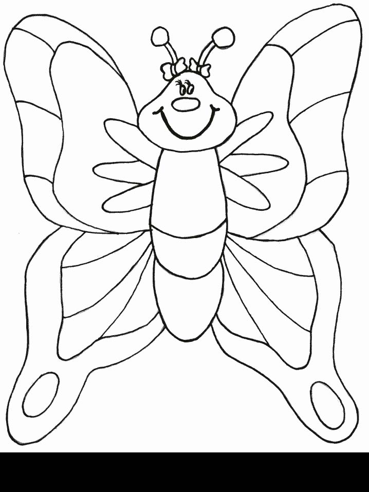 Coloriages papillons 12