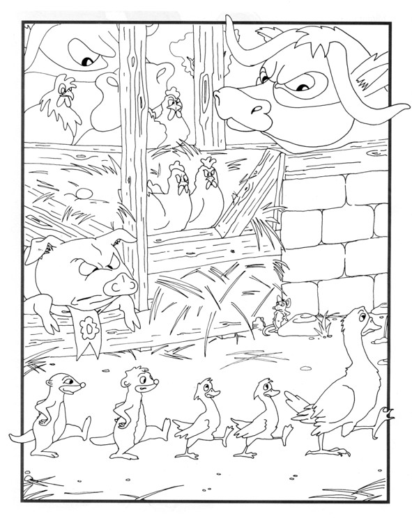 Coloriages plusieur animaux 101