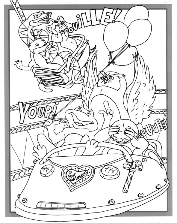 Coloriages plusieur animaux 46