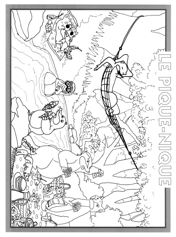 Coloriages plusieur animaux 47