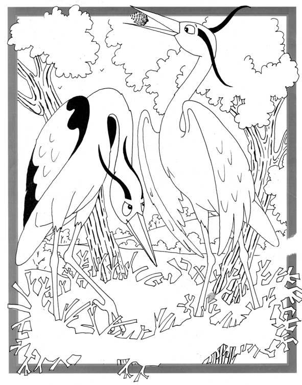 Coloriages plusieur animaux 67