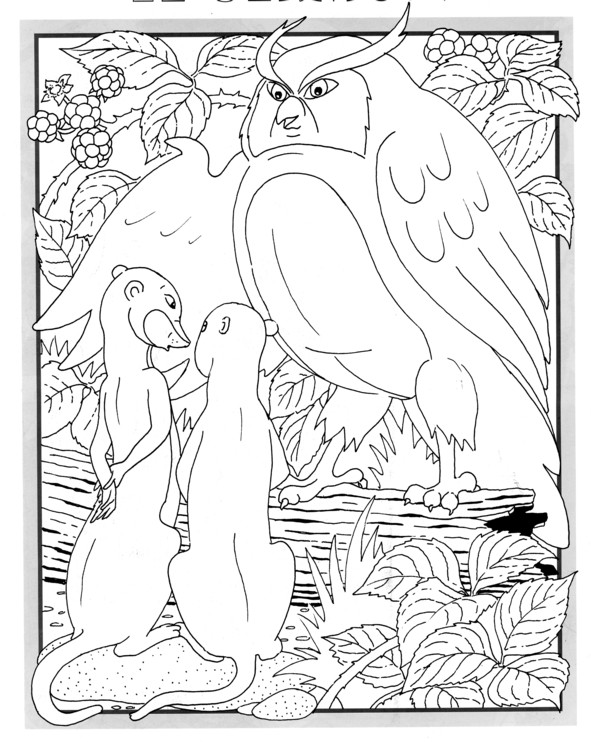 Coloriages plusieur animaux 70