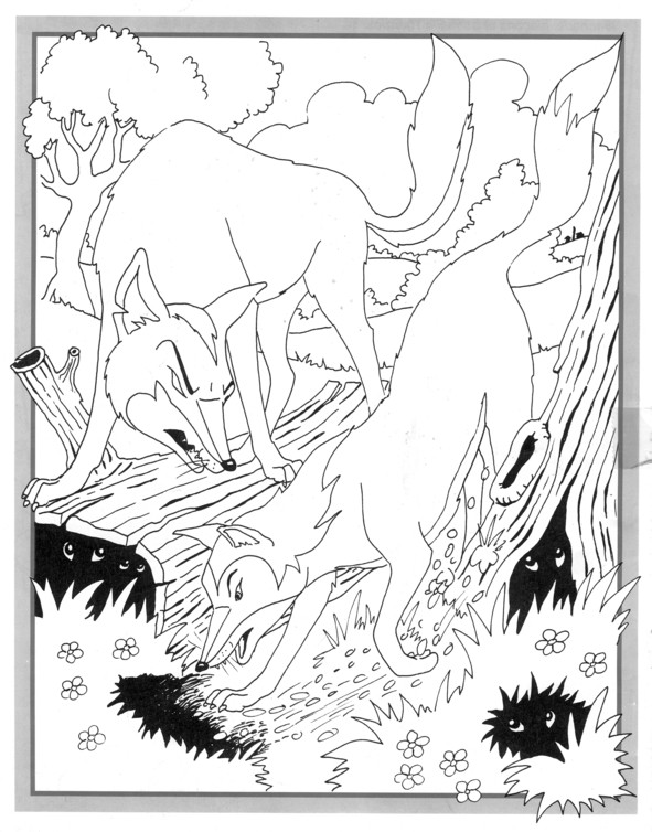 Coloriages plusieur animaux 73