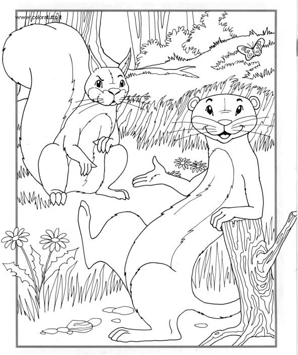 Coloriages plusieur animaux 8