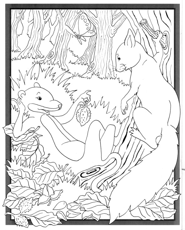 Coloriages plusieur animaux 91