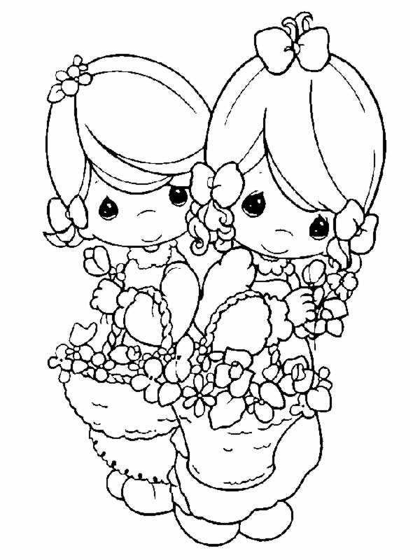 Coloriages precious moments 12