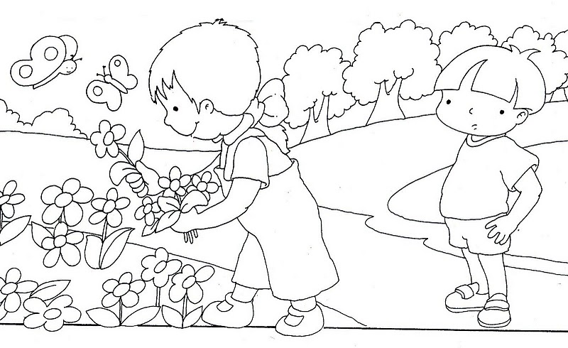 Coloriages printemps 100