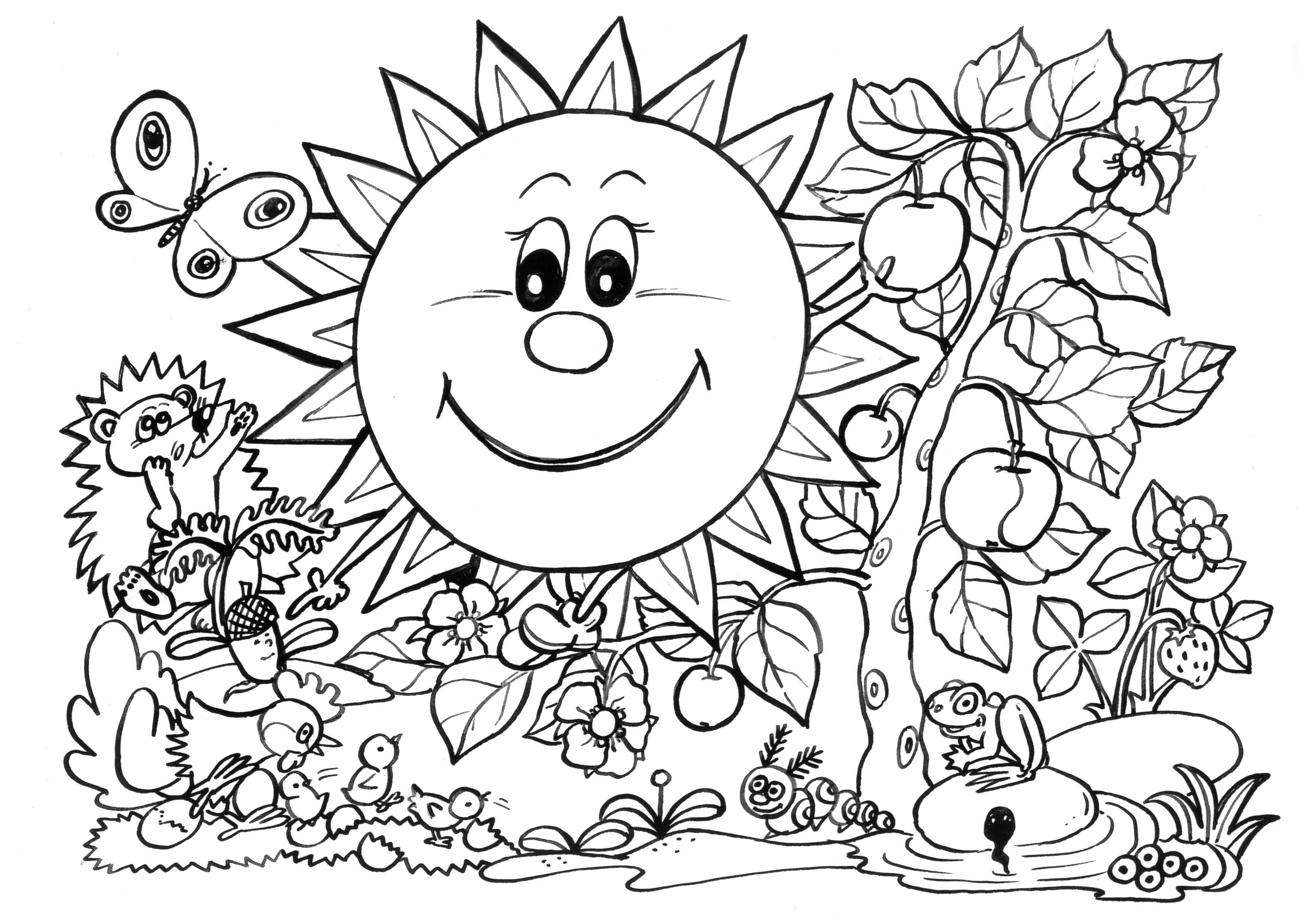 Coloriages printemps 102