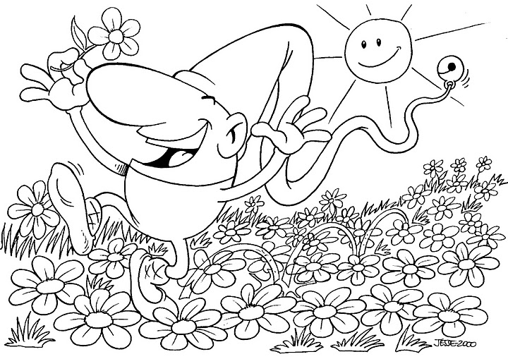 Coloriages printemps 144