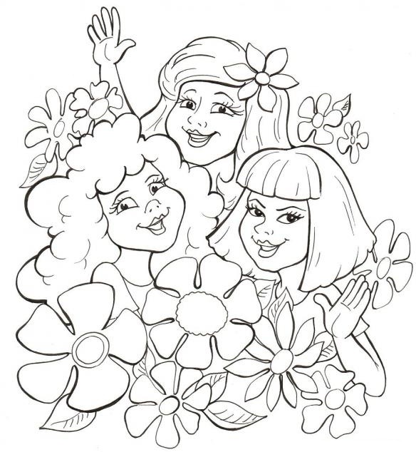 Coloriages printemps 274