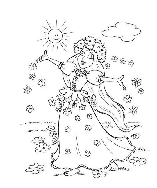 Coloriages printemps 282