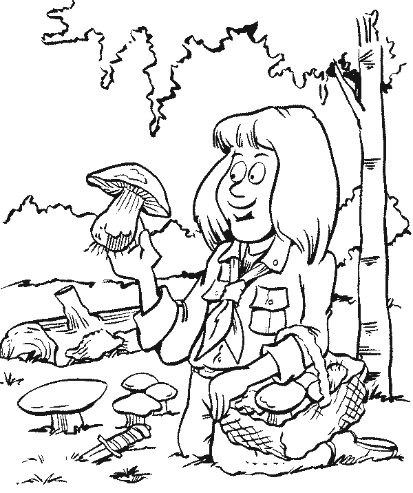 Coloriages scouts 5