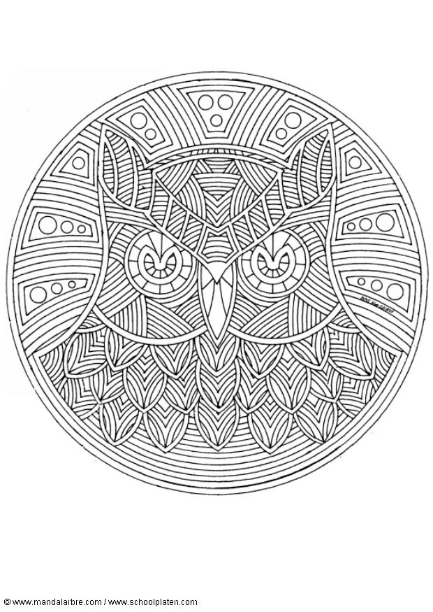 Coloriages special mandala 10