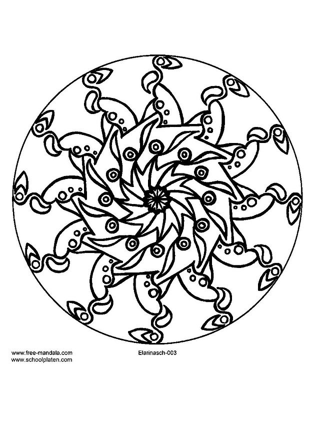 Coloriages special mandala 105