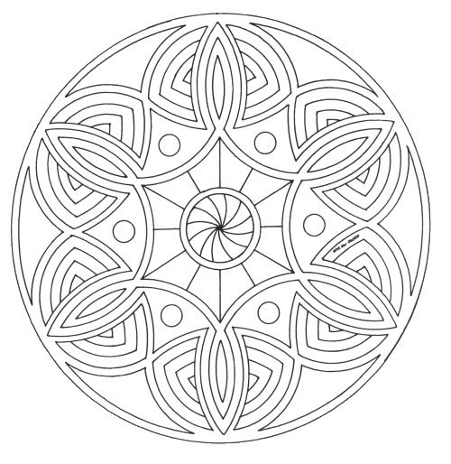 Coloriages special mandala 111