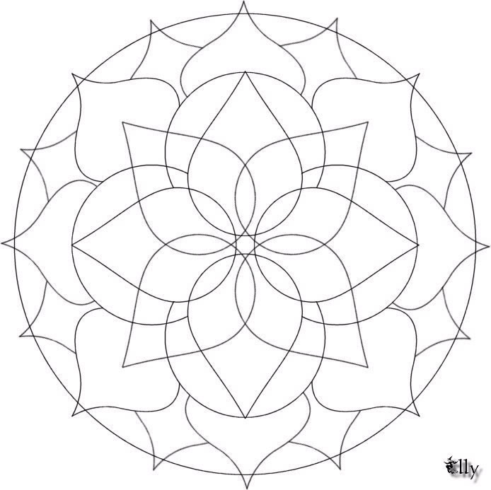 Coloriages special mandala 112