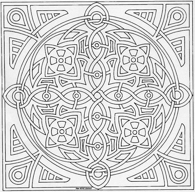 Coloriages special mandala 114