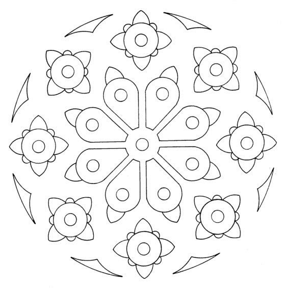 Coloriages special mandala 117