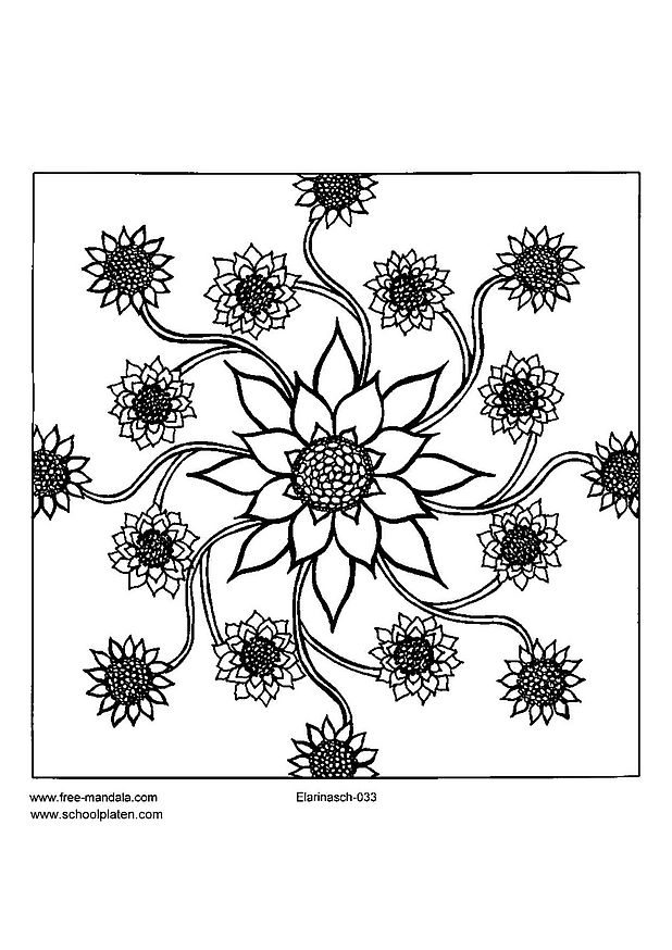 Coloriages special mandala 119