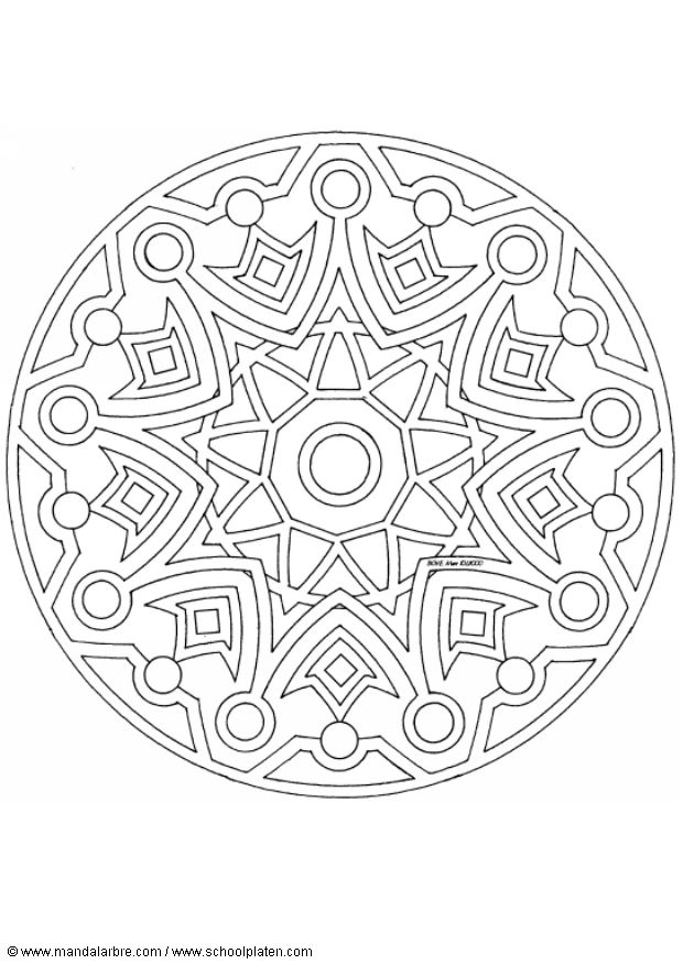 Coloriages special mandala 120