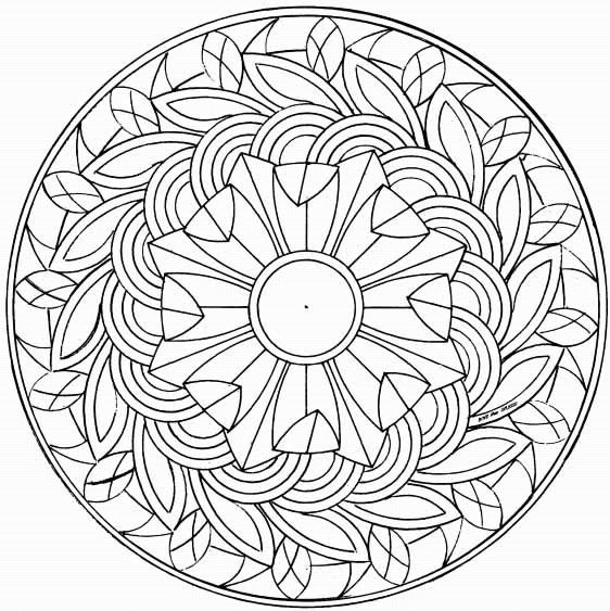 Coloriages special mandala 123