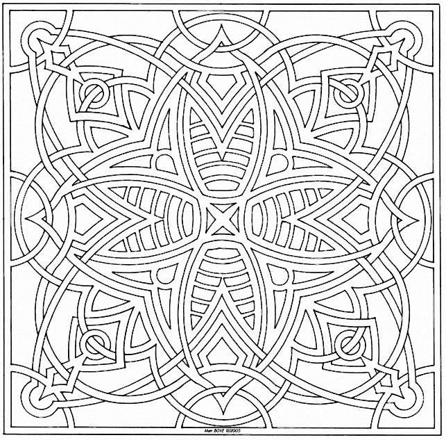 Coloriages special mandala 128