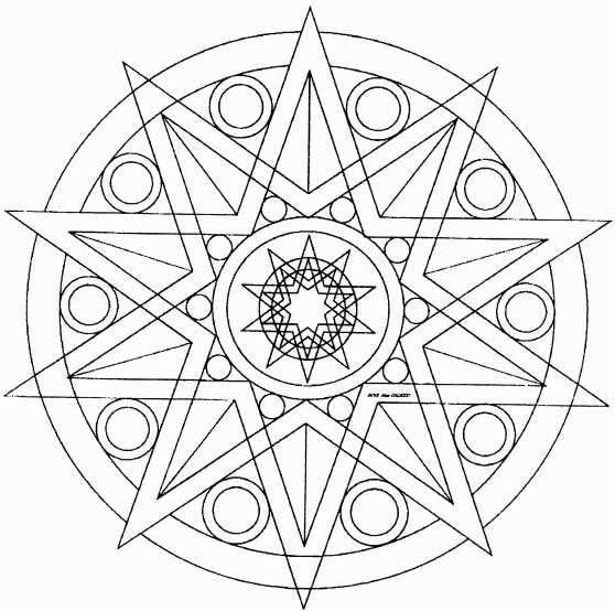 Coloriages special mandala 129