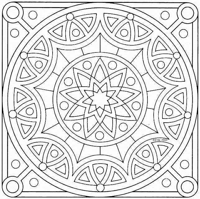 Coloriages special mandala 130