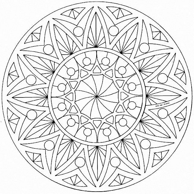 Coloriages special mandala 131