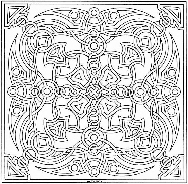 Coloriages special mandala 135